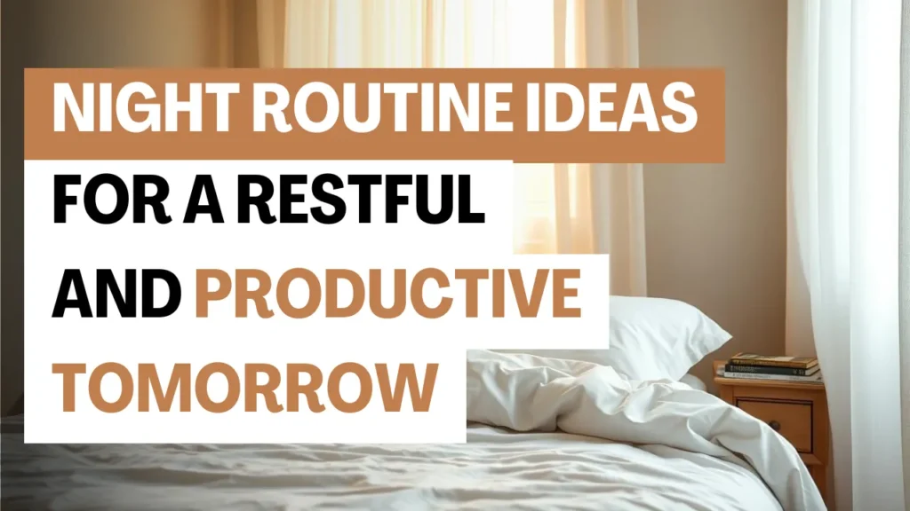 Night Routine Ideas